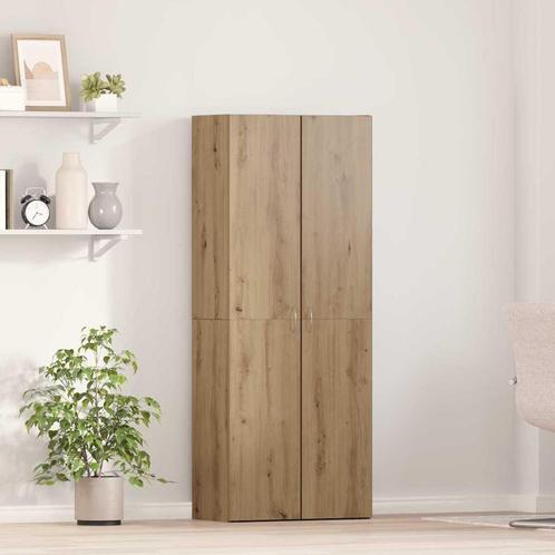 vidaXL Highboard Artisan Eiken 60 x 32 x 153 cm Bewerkt Hout, Huis en Inrichting, Kasten | Overige, Nieuw, Verzenden