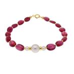 Zonder minimumprijs - Armband - 18 karaat Geel goud Parel -, Nieuw