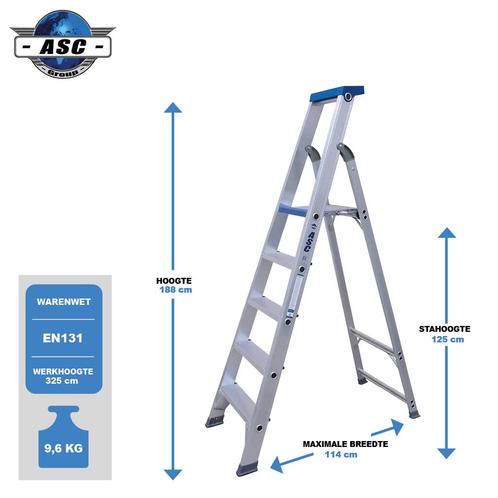 ASC Bordestrap, Doe-het-zelf en Bouw, Ladders en Trappen, Trap, Nieuw, Verzenden