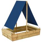 vidaXL Zandbak met dak 80x60x97,5 cm geïmpregneerd, Kinderen en Baby's, Verzenden, Nieuw