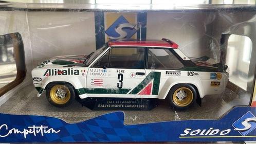 Solido 1:18 - Modelauto (3) - Set 3 x Fiat 131 Abarth, Hobby en Vrije tijd, Modelauto's | 1:5 tot 1:12