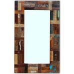vidaXL Miroir Bois de récupération massif 80x50 cm, Maison & Meubles, Accessoires pour la Maison | Miroirs, Neuf, Verzenden