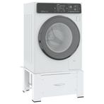 vidaXL Wasmachineverhoger met lade wit, Verzenden, Nieuw