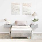 vidaXL Bedframe 90x200 cm Betongrijs Gemaakt van Hout, Huis en Inrichting, Verzenden, Nieuw