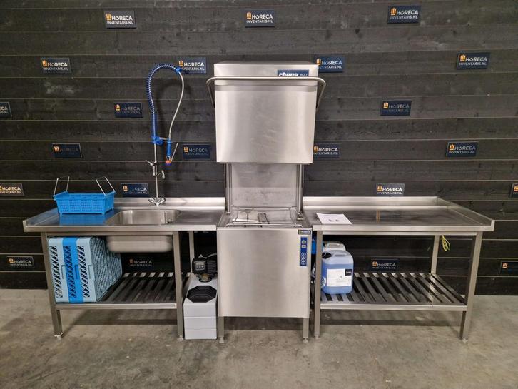 Doorschuifvaatwasser | vaatwasstraat | Rhima | WD-7 | 400V, Zakelijke goederen, Horeca | Keukenapparatuur, Gebruikt, Wassen en Drogen