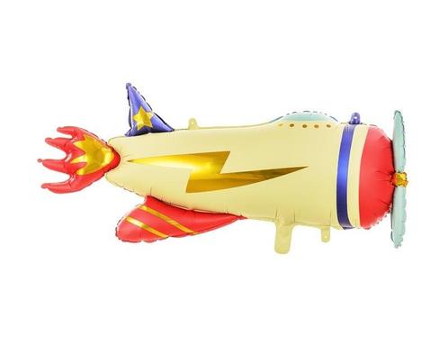 Helium Ballon Vliegtuig Leeg 91cm, Hobby en Vrije tijd, Feestartikelen, Nieuw, Verzenden
