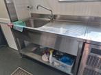 Inox spoeltafel NN, Huis en Inrichting, Keuken | Keukenbenodigdheden, Ophalen, Nieuw