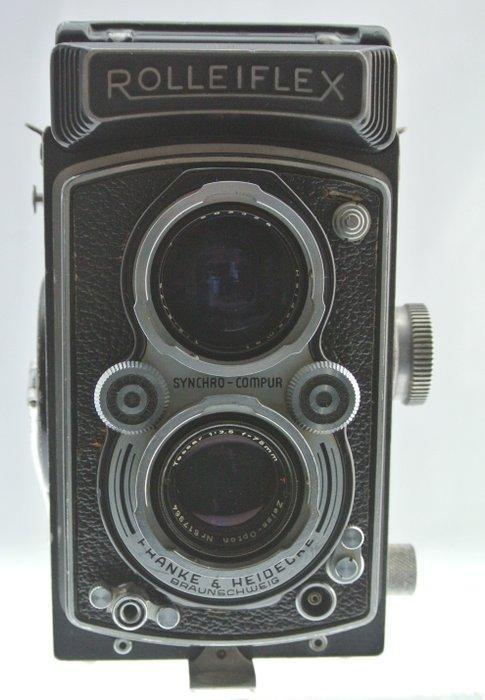 Rollei 3,5 A Tessar 120 / medium formaat camera, Audio, Tv en Foto, Fotocamera's Analoog