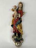 Beeld, Madonna with the Child - 56 cm - Hout, Polychroom