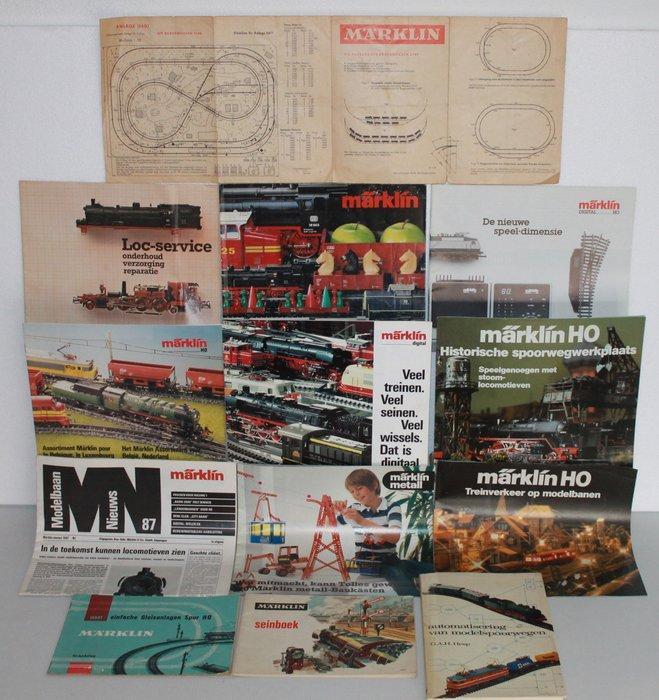 Märklin Documentatie - Modelspoorwegset (13) - 13 Catalogi, Hobby en Vrije tijd, Modeltreinen | H0