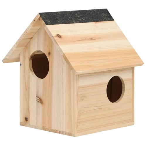 vidaXL Eekhoornhuisje 26x25x29 cm massief vurenhout, Animaux & Accessoires, Rongeurs & Lapins | Cages & Clapiers, Envoi