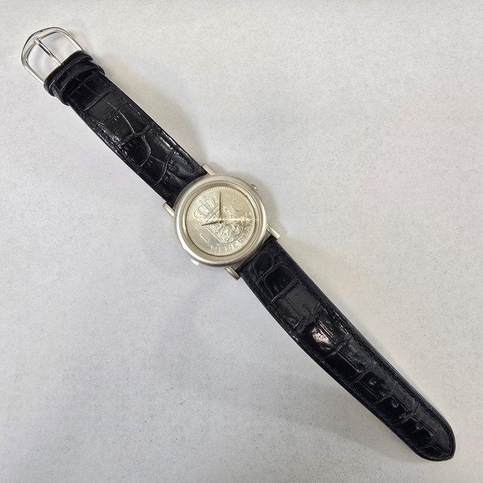 Nederland. Juliana. Horloge - Gemaakt van 1 Gulden 1964, Postzegels en Munten, Munten | Nederland