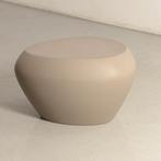 Lonc Teaser design poef, beige, 58 x 58 x 34 cm, Huis en Inrichting, Ophalen of Verzenden, Gebruikt