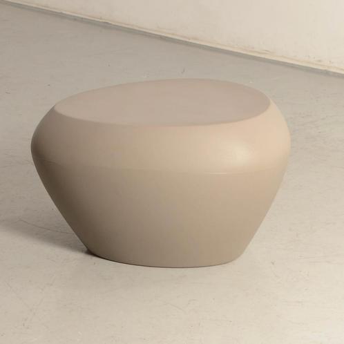 Lonc Teaser design poef, beige, 58 x 58 x 34 cm, Huis en Inrichting, Stoelen, Gebruikt, Ophalen of Verzenden