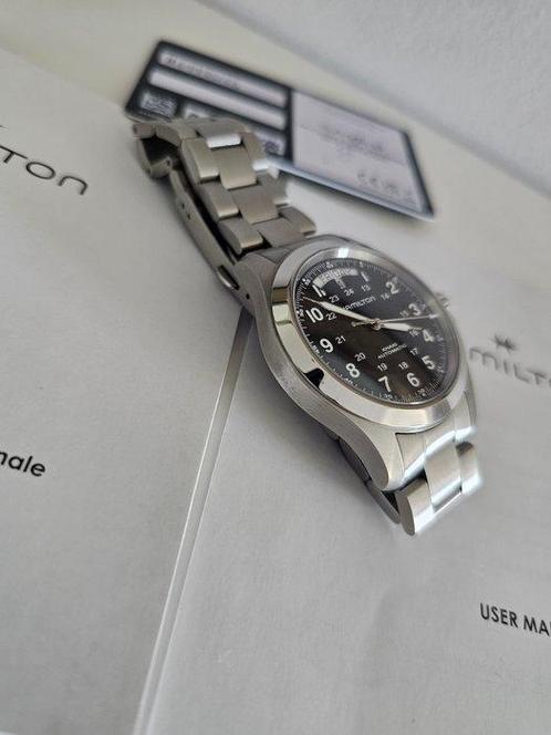 Hamilton - Khaki Field - Sans Prix de Réserve - H64455133 -, Handtassen en Accessoires, Horloges | Heren