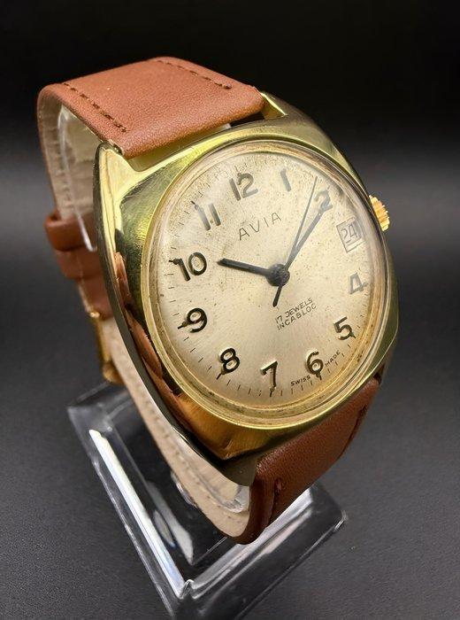 Avia - 17 Jewels Incabloc – Swiss Made - Zonder Minimumprijs, Handtassen en Accessoires, Horloges | Heren
