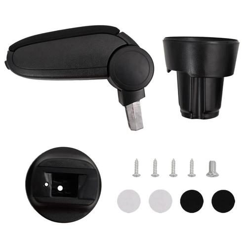 vidaXL Armsteun 13x33x(33-49) cm ABS zwart, Auto-onderdelen, Interieur en Bekleding, Nieuw, Verzenden