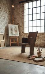 Fauteuil - Industriële cinema stoel - Vintage ontwerp -, Antiek en Kunst