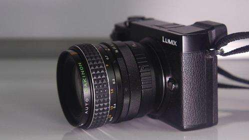 Makinon 28mm f2.8 (+ M4/3-> M42 adapter) Objectif principal, Audio, Tv en Foto, Fotocamera's Digitaal