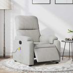 vidaXL Massagestoel elektrisch verstelbaar microvezelstof, Huis en Inrichting, Verzenden, Nieuw