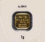 1 gram - Goud .999 - Argor-Heraeus, Switzerland - Verzegeld, Postzegels en Munten, Edelmetalen en Baren