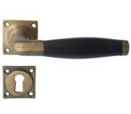 Deurklink Ton Model brons Antiek/ebbenhout, Nieuw, Overige materialen, Klink of Kruk