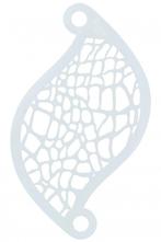 Witte Make Up Sjabloon Slangenprint, Verzenden, Nieuw