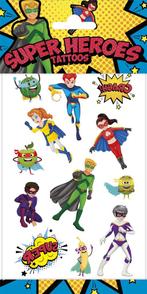 Super Heroes Nep Tattoos, Hobby en Vrije tijd, Verzenden, Nieuw