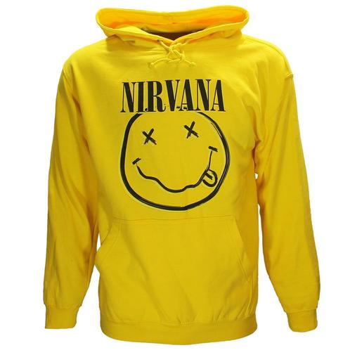 Nirvana Smiley Hoodie Sweater Trui - Officiële Merchandise, Kleding | Heren, Truien en Vesten