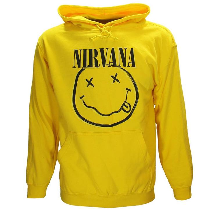 Nirvana Smiley Hoodie Sweater Trui - Officiële Merchandise, Kleding | Heren, Truien en Vesten