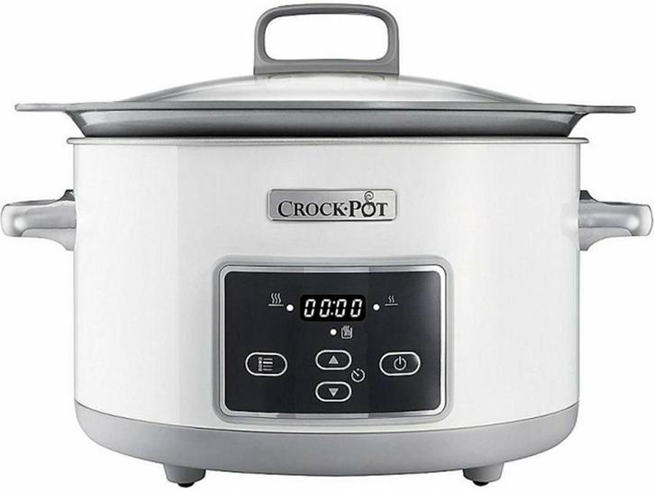 Crock Pot CR026X - Slowcooker - 4,7L DuraCeramic - Wit, Articles professionnels, Horeca | Équipement de cuisine, Envoi