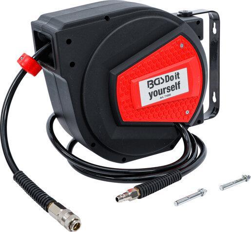 Persluchtslang met oproller automatisch 10 m + 1,5 m, Auto-onderdelen, Banden en Velgen, Verzenden