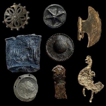Lood, Tin Pelgrimsinsigne - 3 cm