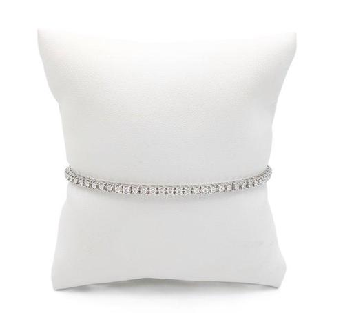 DD Gioielli - Tennis armband - 18 karaat Witgoud - 1.57ct., Handtassen en Accessoires, Antieke sieraden
