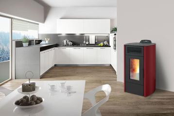 Pelletkachel 7 kW WO70 directe verwarming Extrastove Italië disponible aux enchères