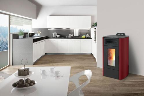 Pelletkachel 7 kW WO70 directe verwarming Extrastove Italië, Maison & Meubles, Poêles, Envoi