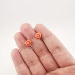 Koraal - Argentum 925 - Oorbellen, Verzamelen, Mineralen en Fossielen