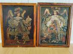 Cuzco School ( XX) - Pair of Arcabucero Angels