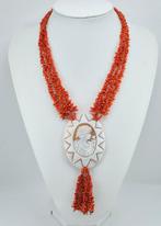 Bloedkoraal - Zilver - Halsketting - CORALLO MEDITERRANEO