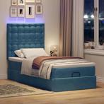 vidaXL Ottoman bed met matrassen en LEDs 80x200cm fluweel, Huis en Inrichting, Slaapkamer | Bedden, Verzenden, Nieuw