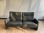Veiling - Prominent hoge leren bank, Huis en Inrichting, Zetels | Zetels, Gebruikt