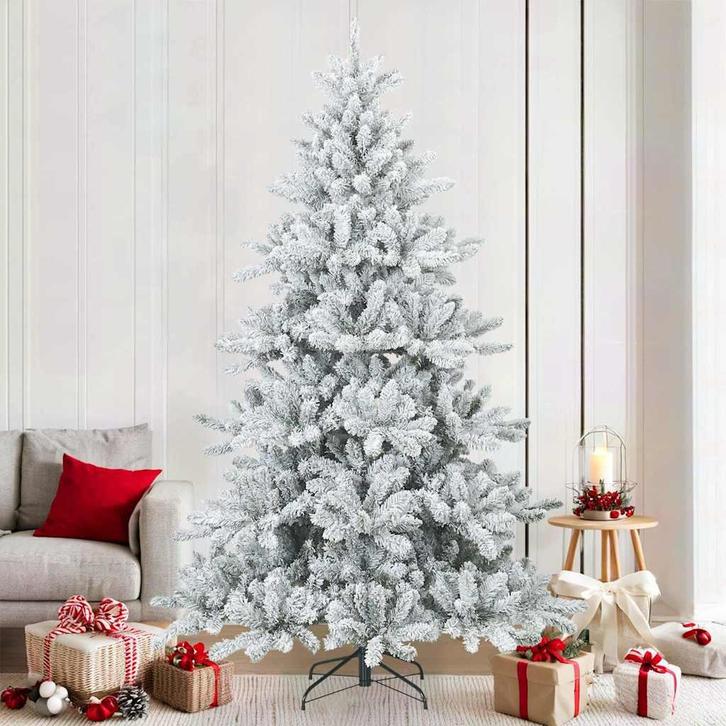 vidaXL Moderne Kunstmatige Gehingde Kerstboom met Sneeuw en, Diversen, Kerst, Nieuw, Verzenden