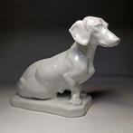 Herend - Beeldje - Art Deco Dachshund Dog - Porselein