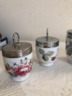 Royal Worcester - Eierhouder set (5) - Metaal, Porselein,, Antiek en Kunst
