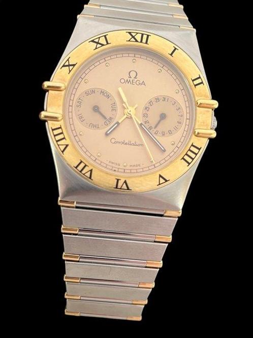 Omega - Constellation Manhattan 18K Gold-Steel - Zonder, Handtassen en Accessoires, Horloges | Heren