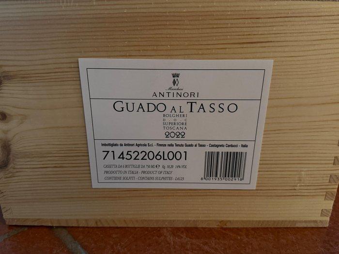 2022 Guado al Tasso - Bolgheri Superiore - 6 Flessen (0.75, Verzamelen, Wijnen