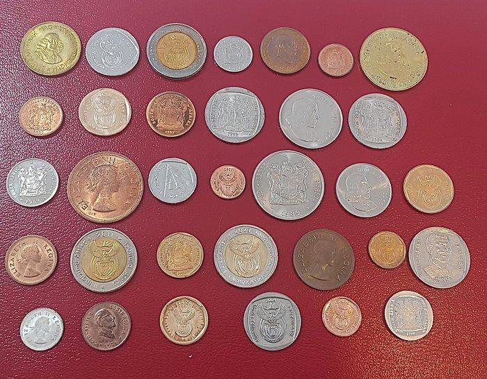 Zuid-Afrika. Lot of 33 Proof and Uncirculated coins - All, Timbres & Monnaies, Monnaies | Asie