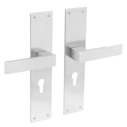 Deurklink Amsterdam met schild 250x55x2mm profielcilinder..., Doe-het-zelf en Bouw, Hang- en Sluitwerk, Klink of Kruk, Nieuw, Ophalen of Verzenden