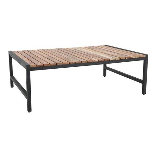 Tafel | Hout/Staal | Acaciahout Blad | Zwart Frame |, Zakelijke goederen, Horeca | Keukenapparatuur, Nieuw in verpakking, Verzenden