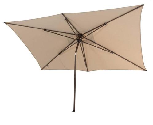 4 Seasons Outdoor Azzurro parasol met Wengé frame en Beach, Tuin en Terras, Tuinsets en Loungesets